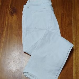LL Bean white jeans